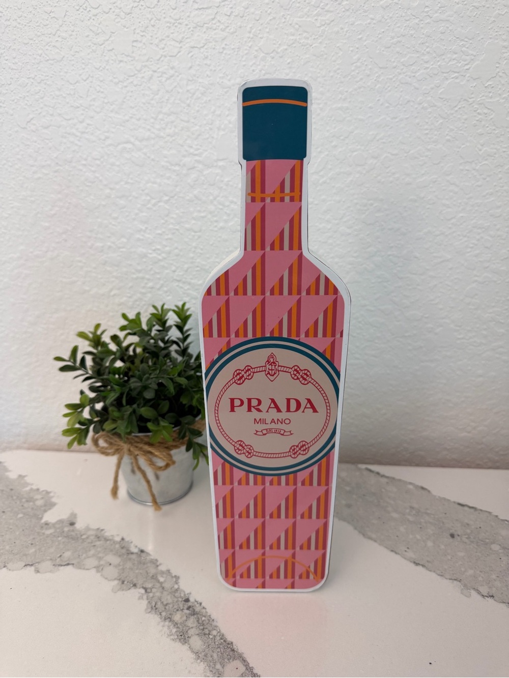 Pink Decorative Bottle